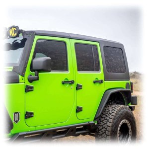 Jeep Wrangler JK Hardtop - TURN Offroad - Squareback 2-Piece - White - `07-`18